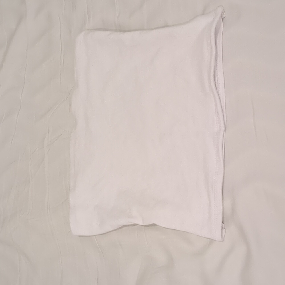Tilly's white cropped tube top